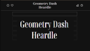 Geometry Dash Heardle